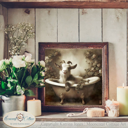 Bathroom Wall Art, Cute French Country Bath Decor