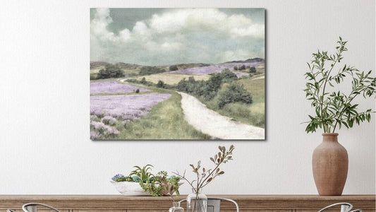 French Country Lavendar Landscape Art Print